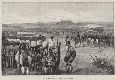 Die Jubiläumsfeier der Königin in Natal von Amedee Forestier